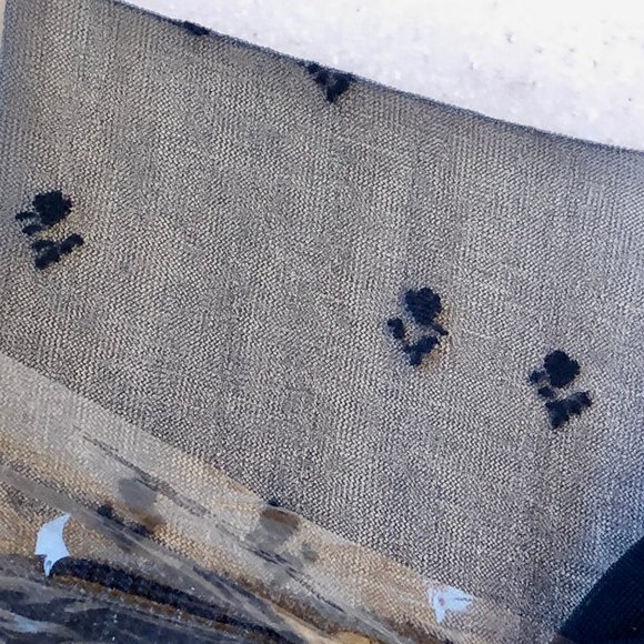 Leg Looks Fashion Vintage Control Top Pantyhose NAVY FLOWER DOT  2 PAIR - Picture 11 of 11